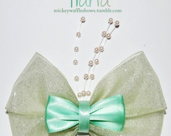 Princess Tiana Hair Bow