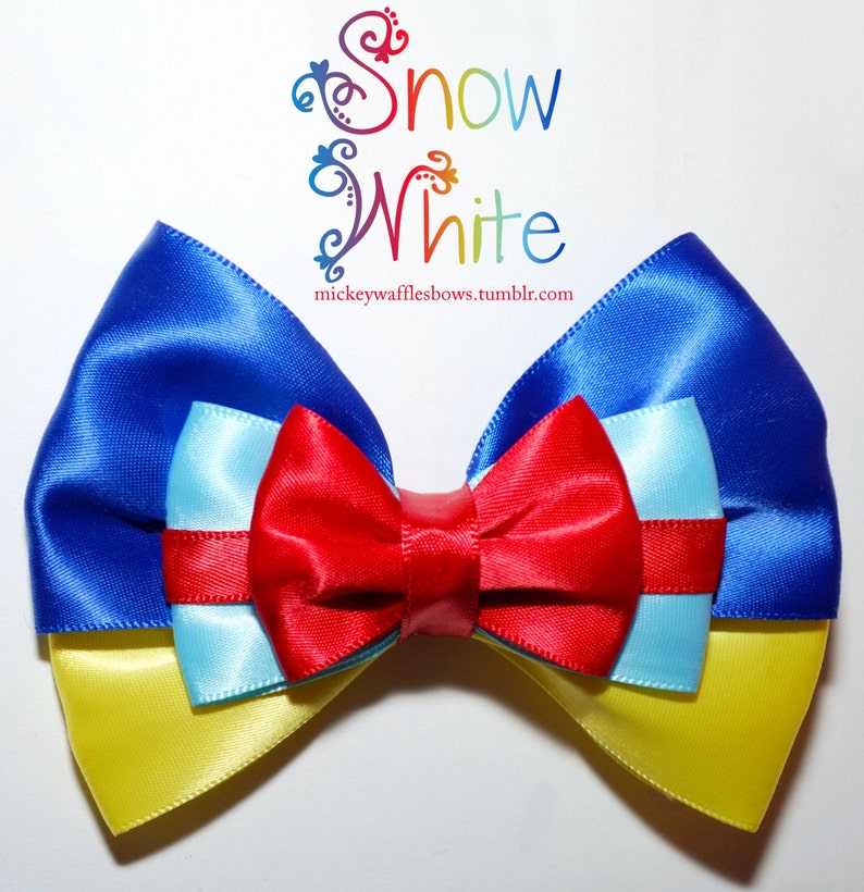 Snow White Hair Bow image 1