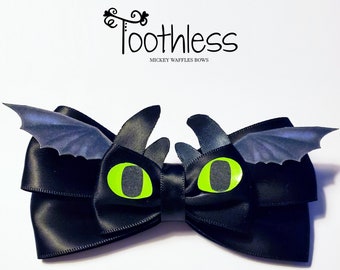 Toothless Hair Bow