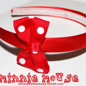 Minnie Mouse Bow Headband image 1