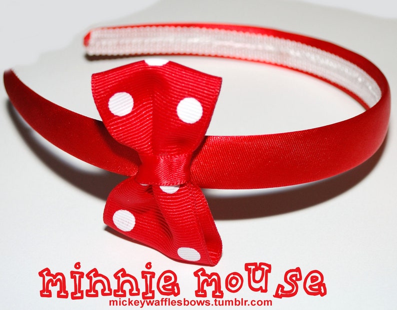 Minnie Mouse Bow Headband image 1