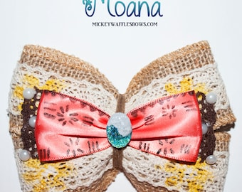 Moana Hair Bow