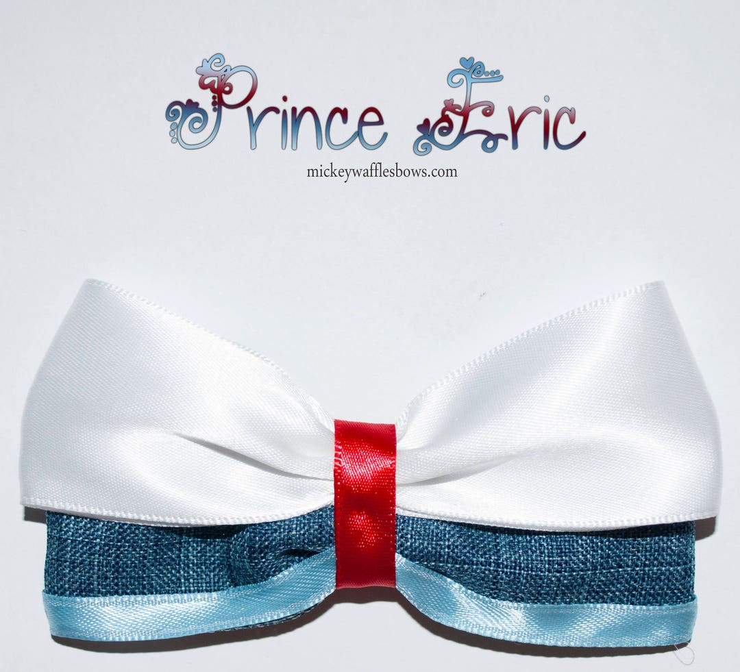 Prince Eric Hair Bow - Etsy