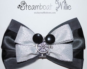 Steamboat Willie Hair Bow