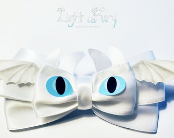 Light Fury Hair Bow