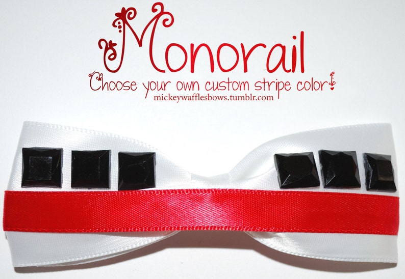 Disney Monorail Hair Bow image 1