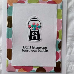 Carte d'encouragement, Carte à suspendre, Carte de soutien