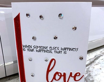 Happy Valentine's Day Greeting Card, Love Card, Friendship Card,  Valentine's Day Card