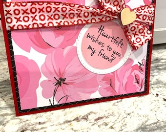 Happy Valentine's Day Greeting Card, Love Card, Friendship Card,  Valentine's Day Card