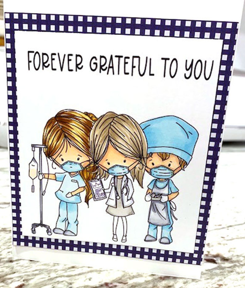 Carte de remerciement infirmière médecin carte dhôpital | Etsy