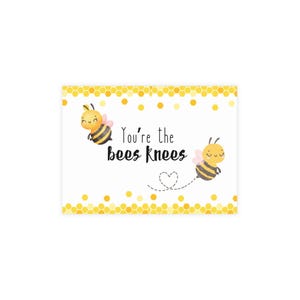 Lot de cartes postales « Bee's Knees » sur le thème | Adorables cartes de correspondance avec stylo et crayon, coffret cadeau de papeterie, cartes de voeux créatives, enveloppes incluses