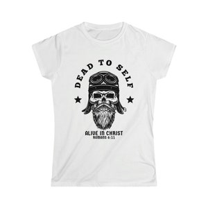Dead to Self Motorcycle Women&#39;s Softstyle Tee