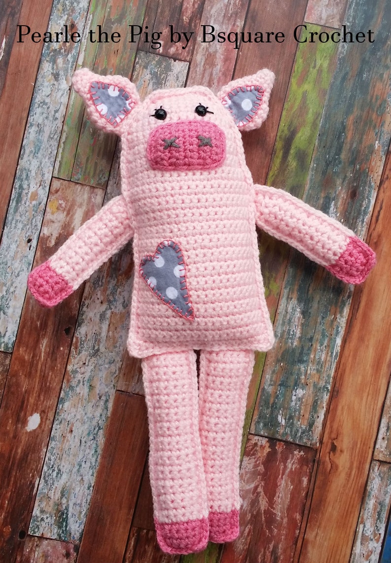 Pearle The Pig PDF pattern image 1