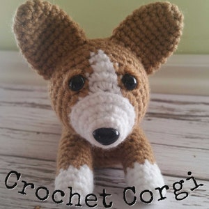 Corgi Sploot- Crochet PDF pattern,