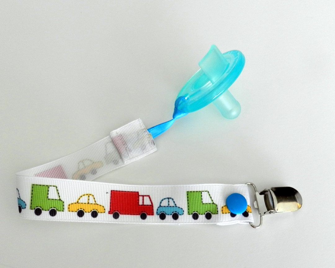 Baby Boy Pacifier Clip Cars Pacifier Clip for Baby Boy ,baby Boy Shower Gift Ready to Ship