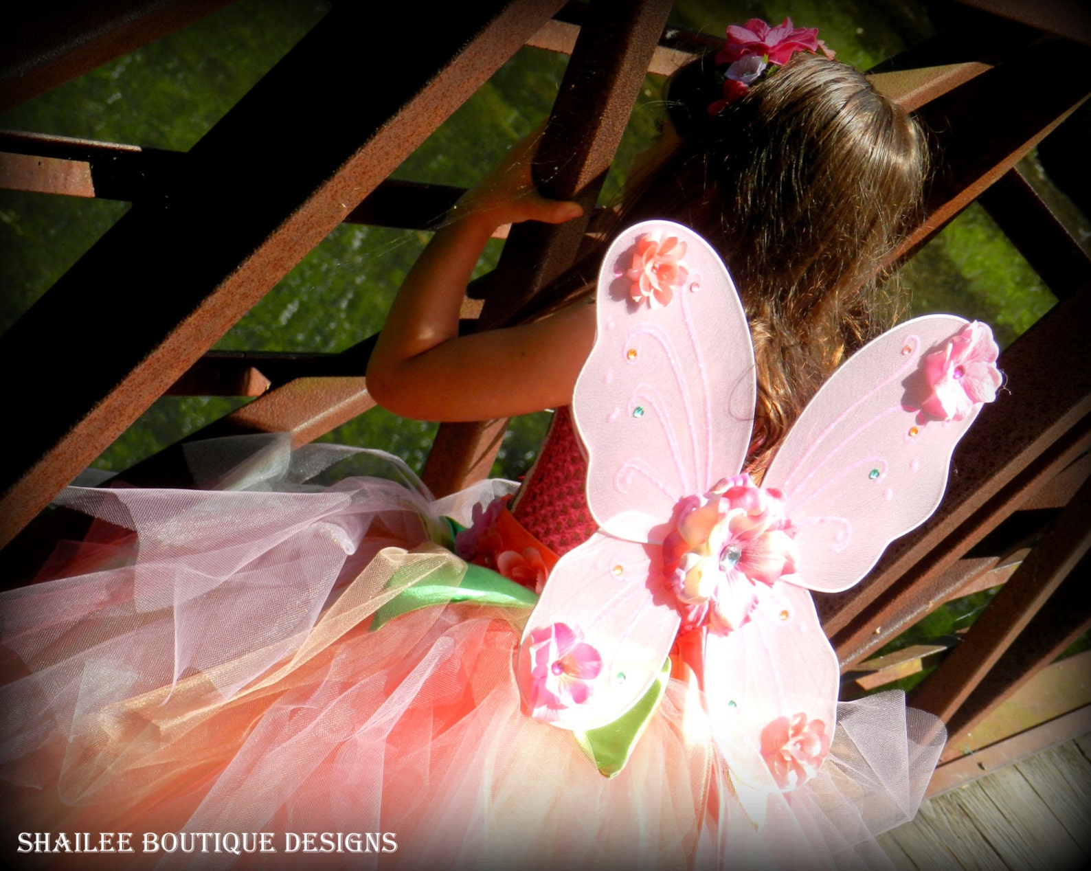 Fairy Wings Costume Dress Upcosplay Green Fairy Wings Etsy Ireland