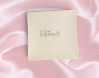 Vintage 1960s B. Altman and Co Irish Linen & Lace Handkerchief – New Old Stock, Old Money Bridal Accessory wedding gift