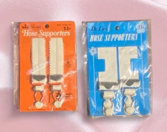Vintage 1960s Woolworth Pantyhose Garter Buckles | Sewing Supplies Notions Bundle Vintage Garter Belt