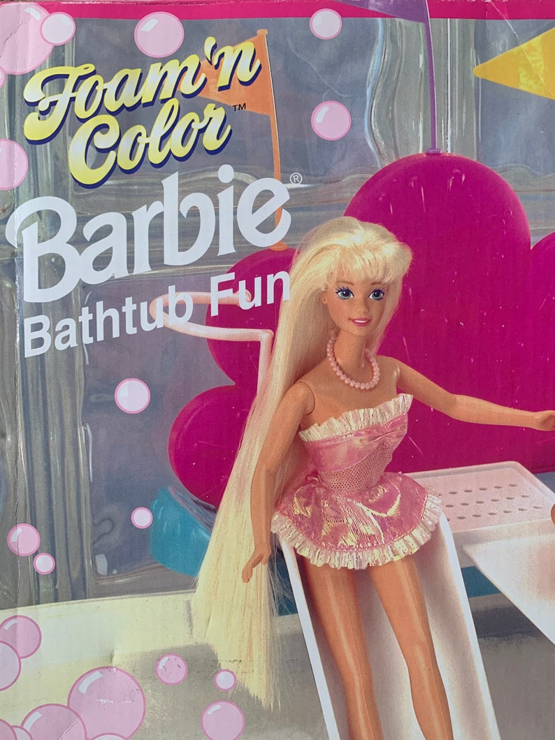 Barbie Foam n Color Bathtub Fun Playset W Working Shower - Etsy UK