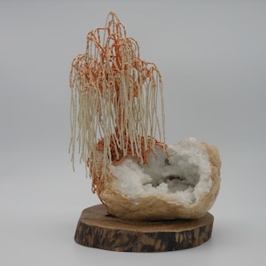 Wire Tree Sculpture,Wire Tree,Tree of Life,Wire Art,Wire Trees,Metal Tree,Sculpture,Bonsai Tree, Trees,Copper Tree,Bonsai,Willow Tree,White