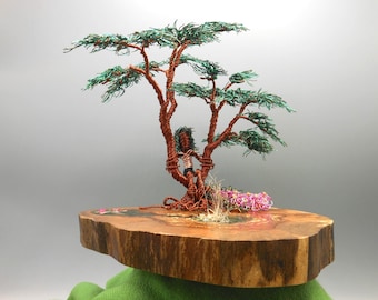 Wire Tree, Wire Tree Sculpture, Memorial Tree, Evergreen Tree, Pine Tree, Tree Ent,