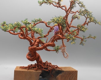 Wire Tree, Wire Tree Sculpture, Evergreen Tree, Pine Tree, Resin Work, Copper Tree, Tree Sculpture, Tree People, Bonsai Tree, Resin River