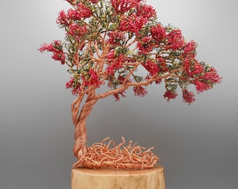 Wire Tree Sculpture,Wire Tree,Wire Sculpture,Tree Sculpture,Bonsai Trees,Copper Tree, Bonsai,Wisteria Tree,Photo Tree,Memorial Tree,MTO Tree