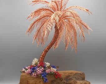 Wire Tree,Wire Tree Sculpture,Copper Tree,Bonsai Tree,Bonsai,PalmTree,Memorial Tree,Photo Tree,Mineral Displays,Rock Display Stand,Copper