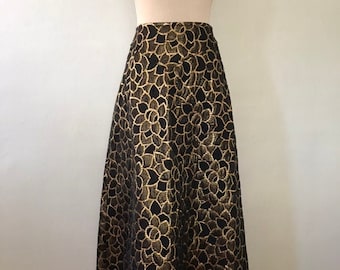 Black & gold skirt