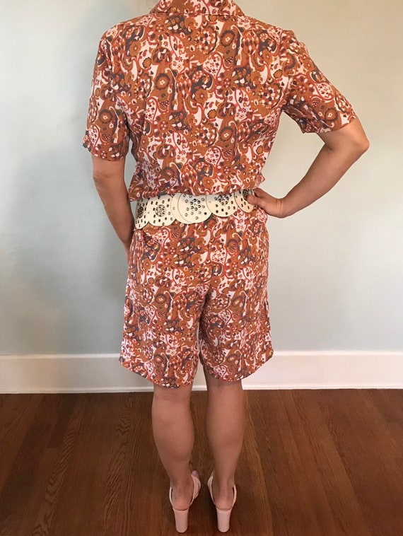 70s 2-piece short set - image 3