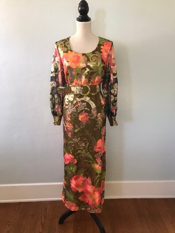 60s maxi dress