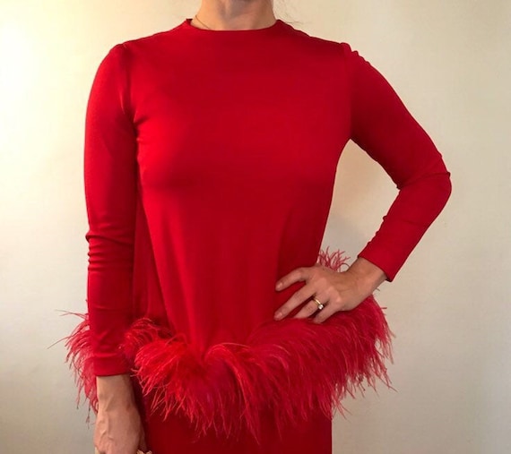 Red 2-piece gown