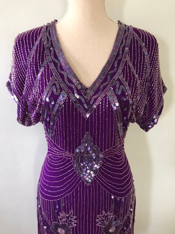 Purple trophy dress