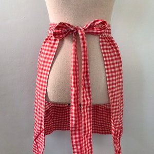 Gingham apron
