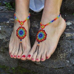 Rainbow loom sandals hotsell