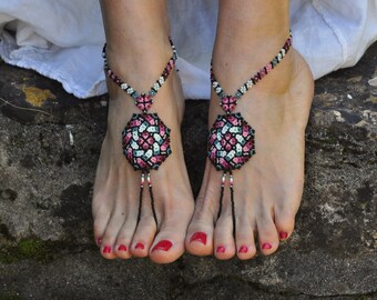 Spiaggia Braccialetto Alla Caviglia Anello A Punta Gioielli - Foto 9