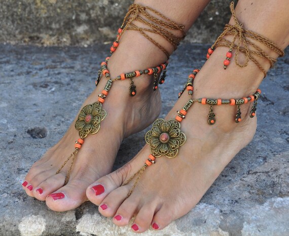 Big flower sandals store