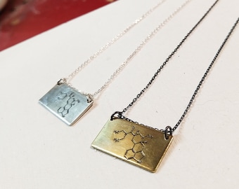 Etched LSD Necklace