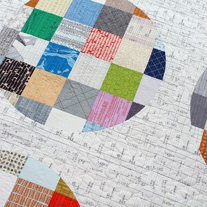 Pixelated Circles Quilt - PDF Pattern - Etsy
