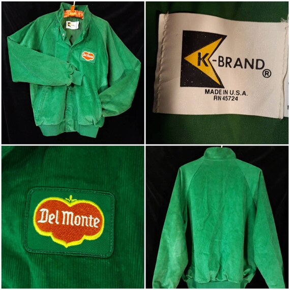 Vintage 1970's Corduroy Del Monte Men's Jacket.