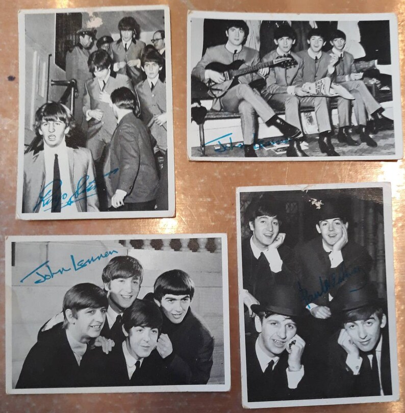 Vintage Beatles Trading Cards Etsy