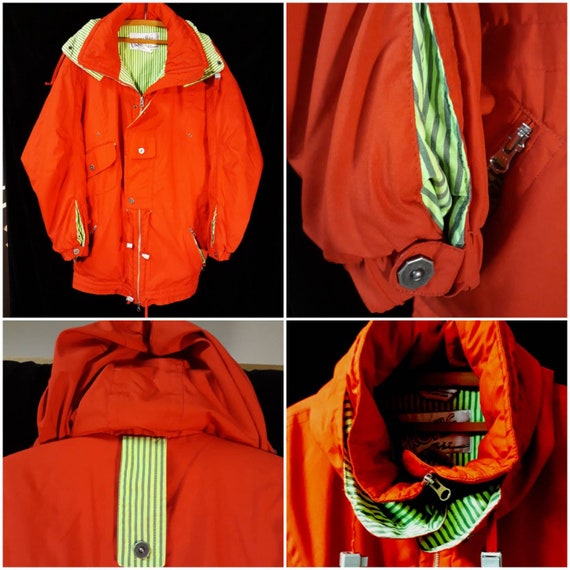 Neon ski jacket 80s shop