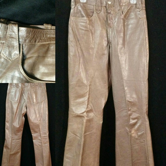 vintage leather pants mens