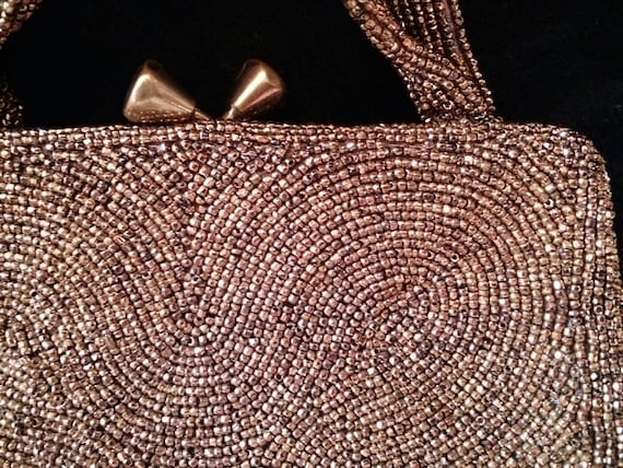 Vintage Walborg Seed bead handbag - image 2