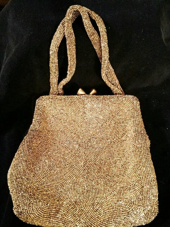 Vintage Walborg Seed bead handbag