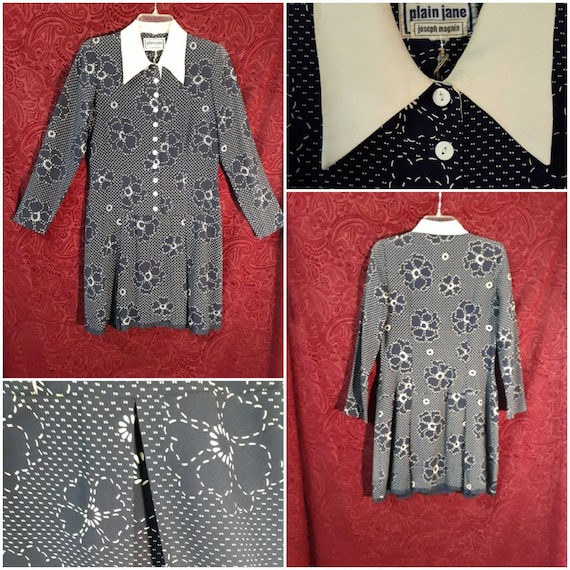 1960s drop waist dress