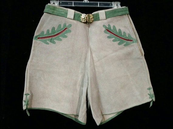 Vintage Lederhosen suede shorts