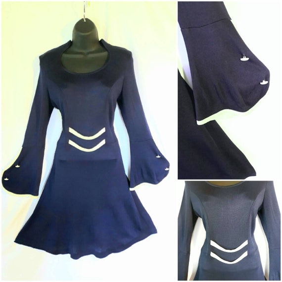 Vintage 1970's A line dress
