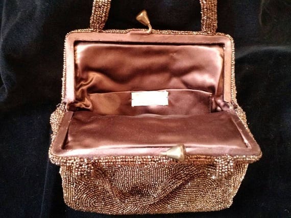 Vintage Walborg Seed bead handbag - image 3