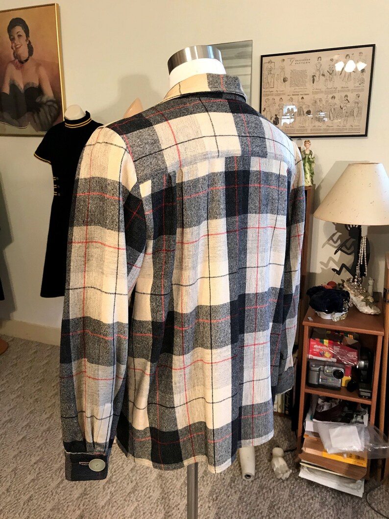 Vtg.Detailed 40/'s PENDLETON 49er Signature Jacket Size SM